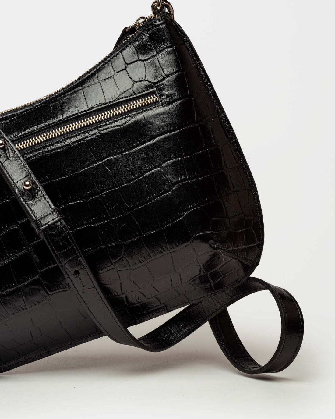 Bandolera Mia en cuero croco