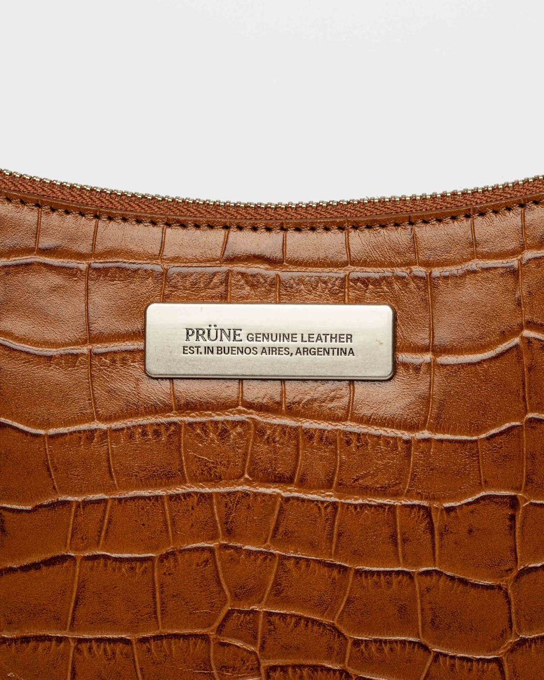 Bandolera Mia en cuero croco