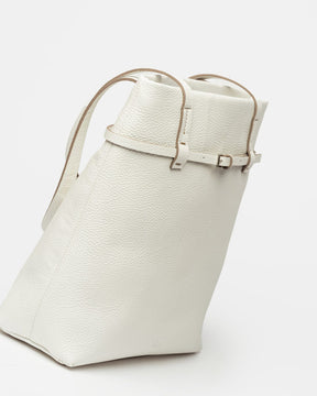 Shopper Bay en cuero graneado