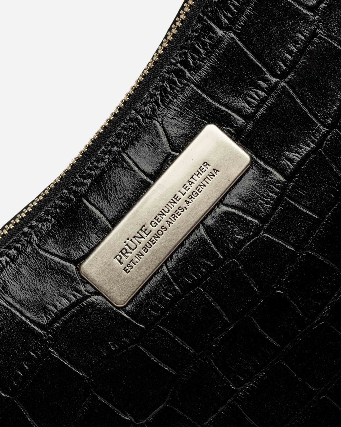 Bandolera Mia en cuero croco